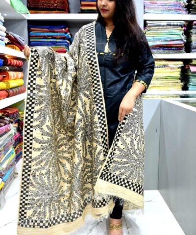 TUSSAR GHICHA SILK DUPATTA