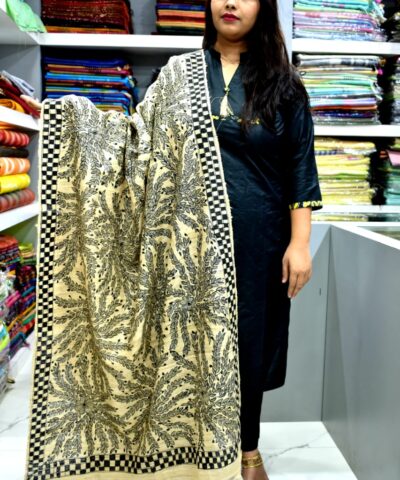 TUSSAR GHICHA SILK DUPATTA