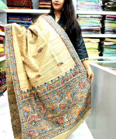 TUSSAR GHICHA SILK DUPATTA