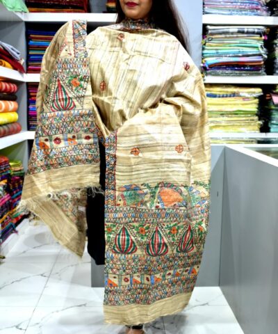 TUSSAT GHICHA SILK DUPATTA
