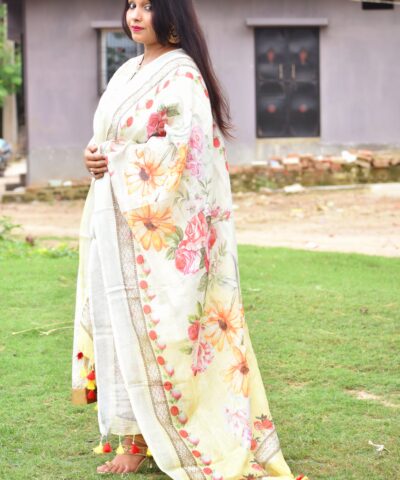 LINEN DIGITAL PRINT DUPATTA